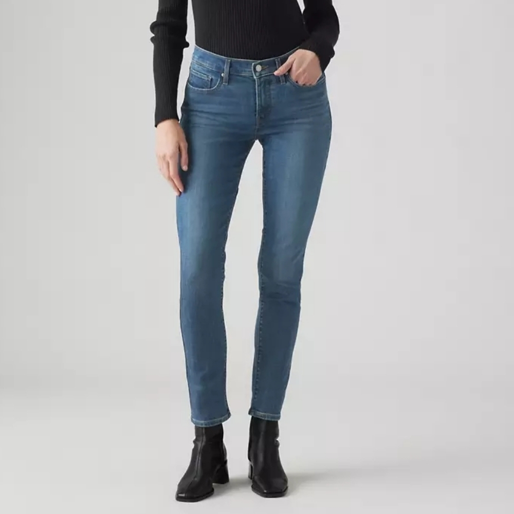 Levi's 311 Shaping Skinny Stretch Medium Denim Blue Jeans 5 Pockets G 29